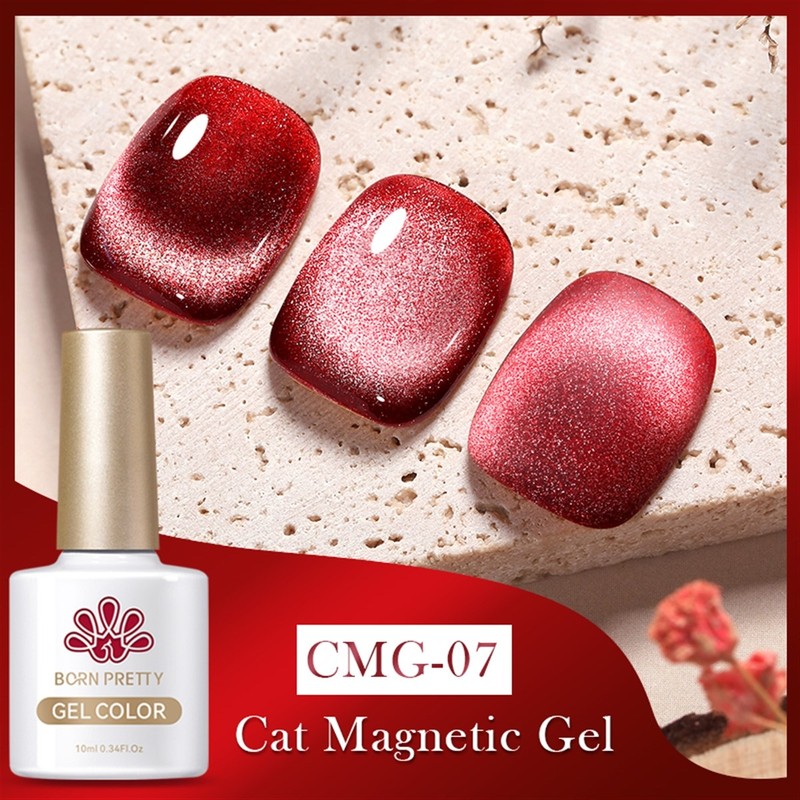 Born Pretty 10 ml Jelly Amber Serisi Kedi Gözü Kalıcı oje CMG-07 (55832)