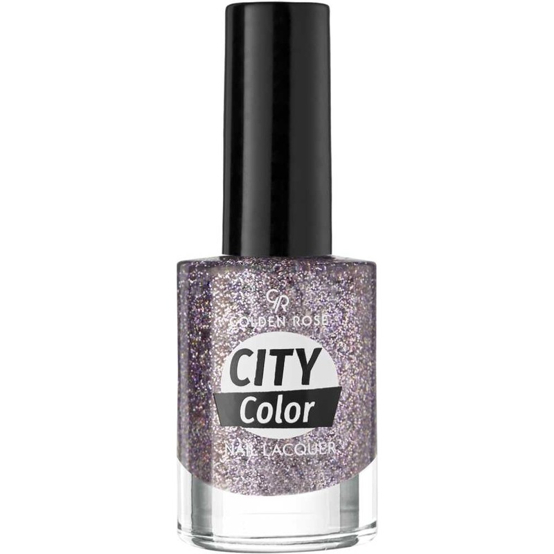 Golden Rose City Color Nail Lacquer Glitter No: 102 - Işıltılı ve Uzun Süre Kalıcı Oje 10.2 ml