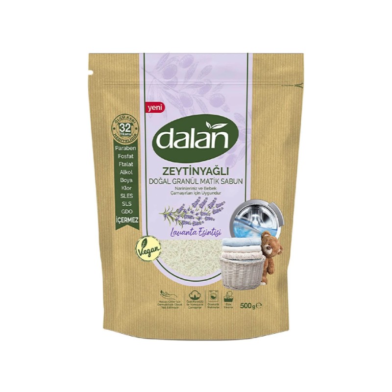 Dalan Doğal Granül Sabun Zeytinyağlı Lavanta Esintisi 1000 gr