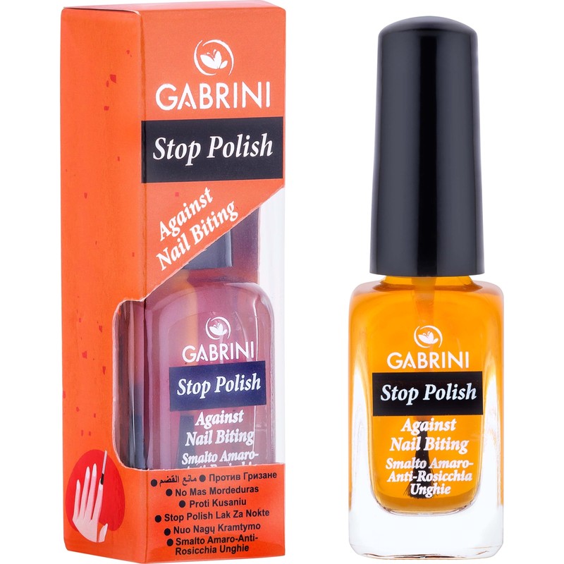 Gabrini Stop Polish Anti Alerjik Tırnak Yeme Önleyici Parlak Oje 13 ml Tekli Şişe