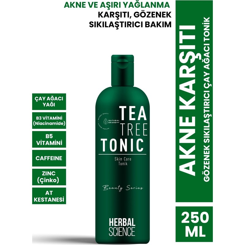 Procsin Procsın Çay Ağacı Tonik Akne ve Aşırı Yağlanmaya Karşı Sıkılaştırıcı 250 ml