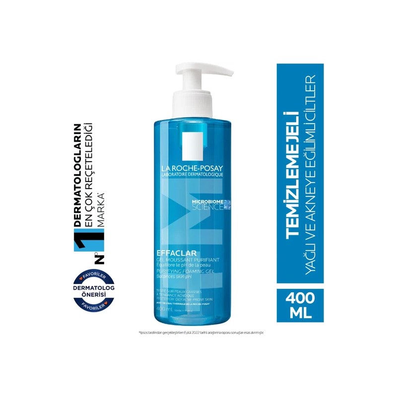 La Roche-Posay Effaclar Gel 400 ml Yüz Temizleme Jeli