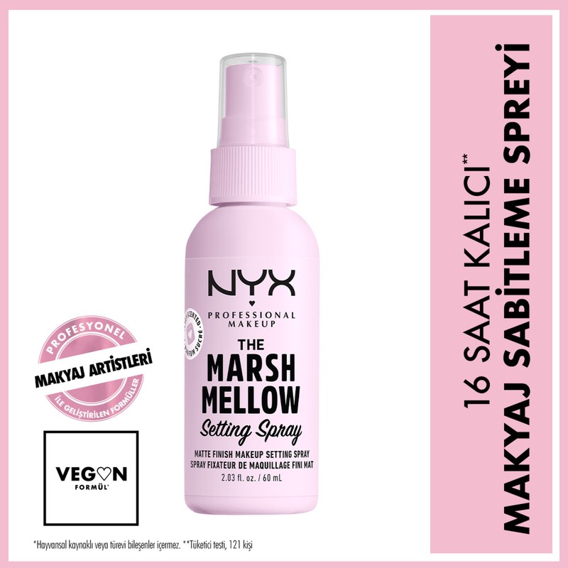 NYX Professional Makeup Marshmellow Setting Spray - Makyaj Sabitleme Spreyi