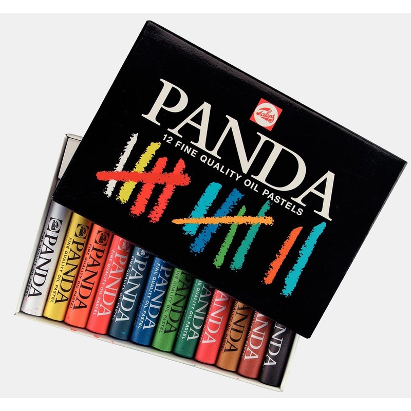 Talens Panda 12 Li Pastel Boya Yüksek Pigment Kalitesi ile Hobi Ressamları için İdeal