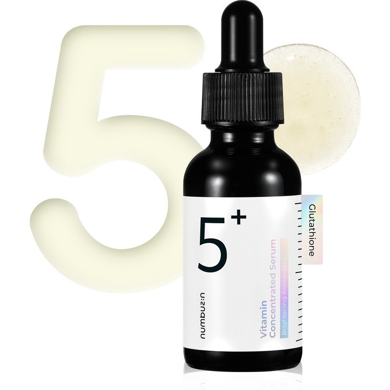 Numbuzin No.5 Vitamin Concentrated Serum - Aydınlatıcı, Glutatyon ve Niacinamide İçeren Serum 30ml