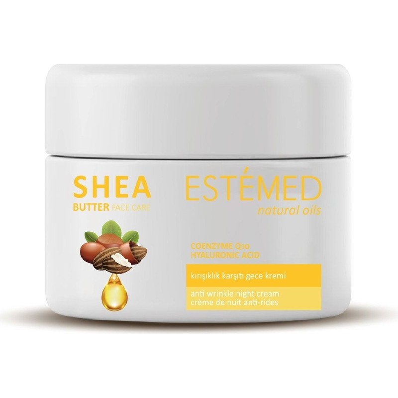 Estemed Kırışıklık Karşıtı Gece Bakım Kremi & Shea Anti-Wrinkle Night Cream 50ml