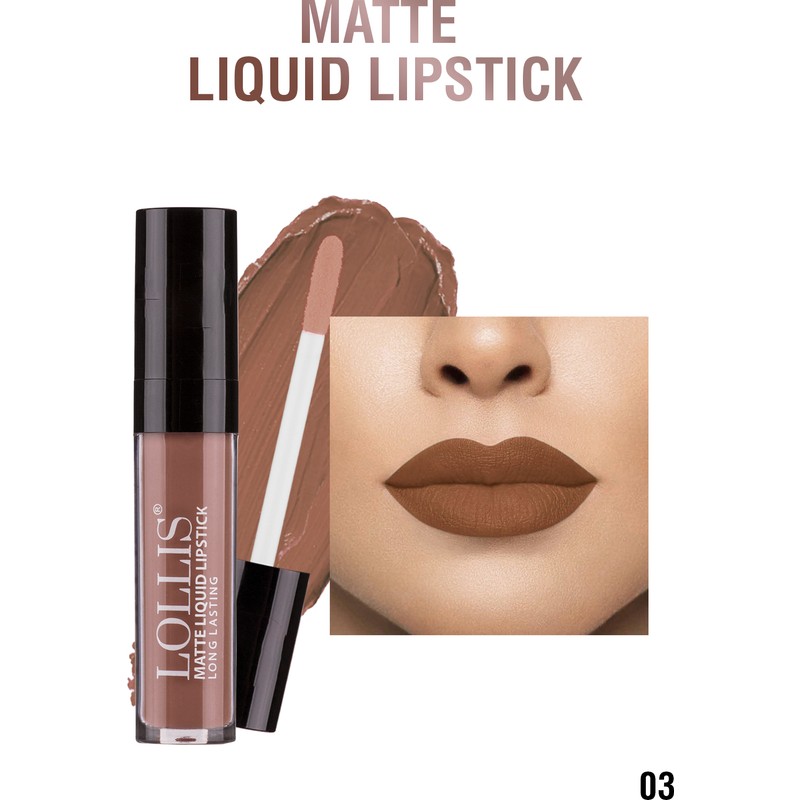 Lollis Mat Likit Ruj 04 / Matte Liquid Lipstick 04