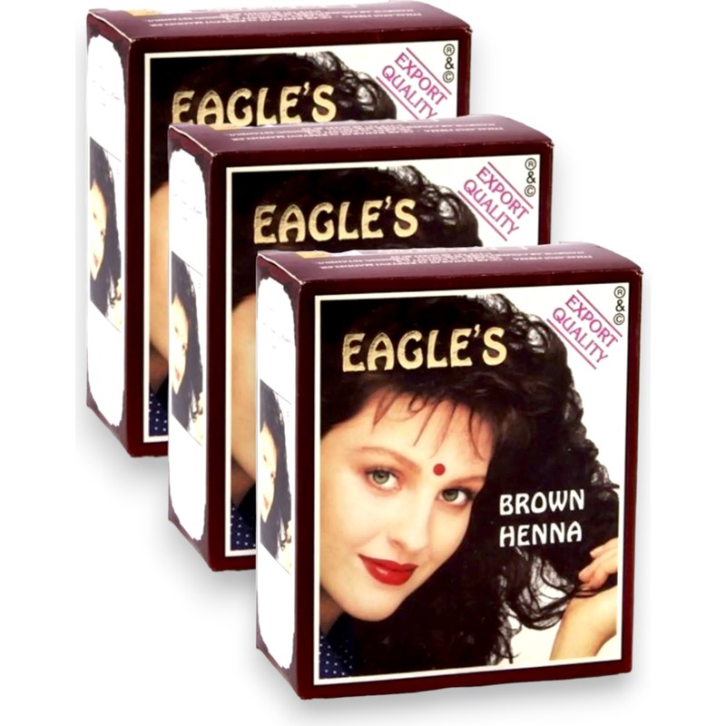Eagle's Eagles Hint Kınası Kahve 3 Kutu 18 Adet Brown (Kahverengi) Standart