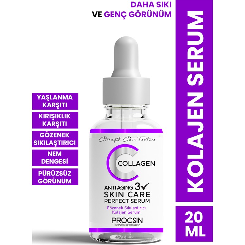 Procsin Yaşlanma Karşıtı Kolajen Serum 20 ml
