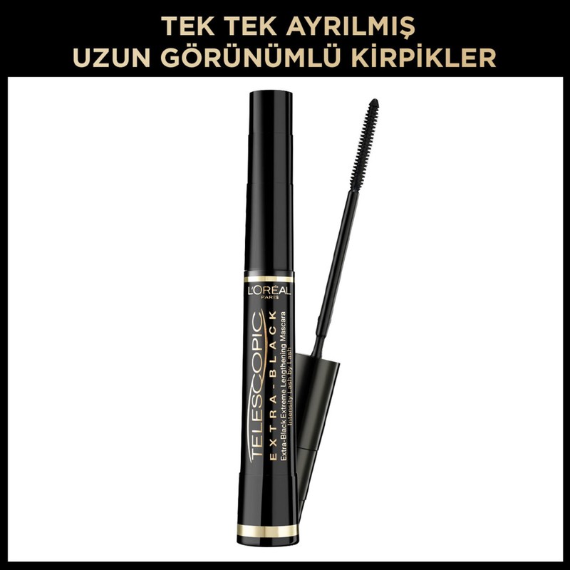 L'Oréal Paris Telescopic Carbon Black Siyah Maskara