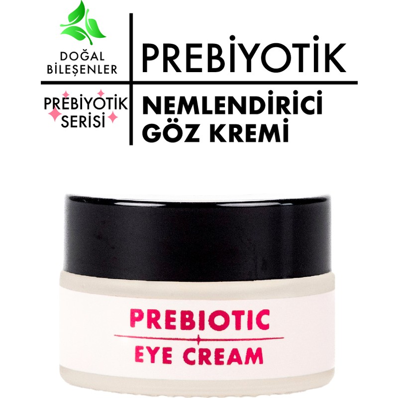 Polente Natural Prebiyotik Göz Kremi Yoğun Nemlendirici Etki Sunan 20 ml Kuru/Karma Ciltler İçin