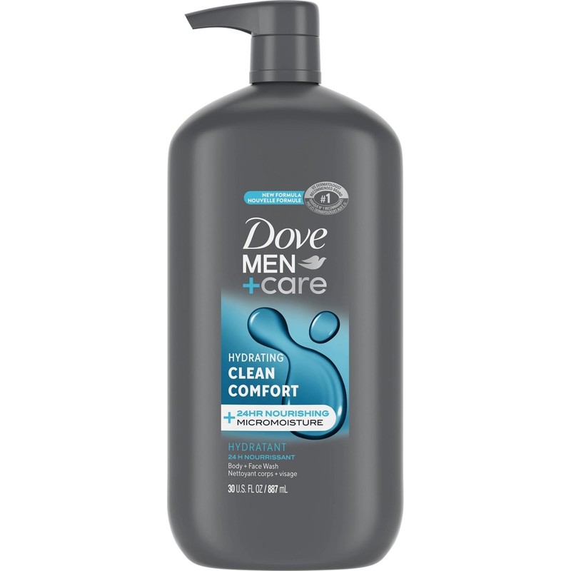 Dove Men Hydrating Clean Comfort Vücut + Yüz Yıkama 887ML