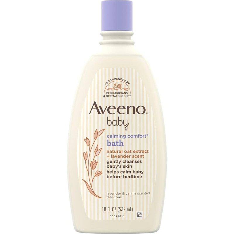 Aveeno Baby 532ML Lavanta Vanilya Banyo Bakımı Göz Yakmayan Formül Hassas Ciltler İçin