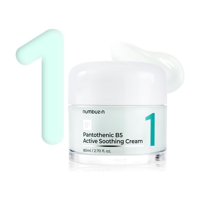 Numbuzin No.1 Pantothenic B5 Active Soothing Cream - Pantotenik B5 Aktif Yatıştırıcı Krem 80 ml