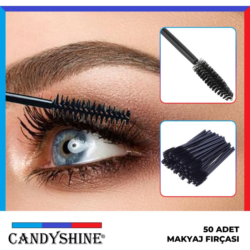 CandyShine Kaş Kirpik Kıvırma Tarama Fırçası Kıvırıcı Lifting Ve Kalıcı Makyaj Uygulamaları Için