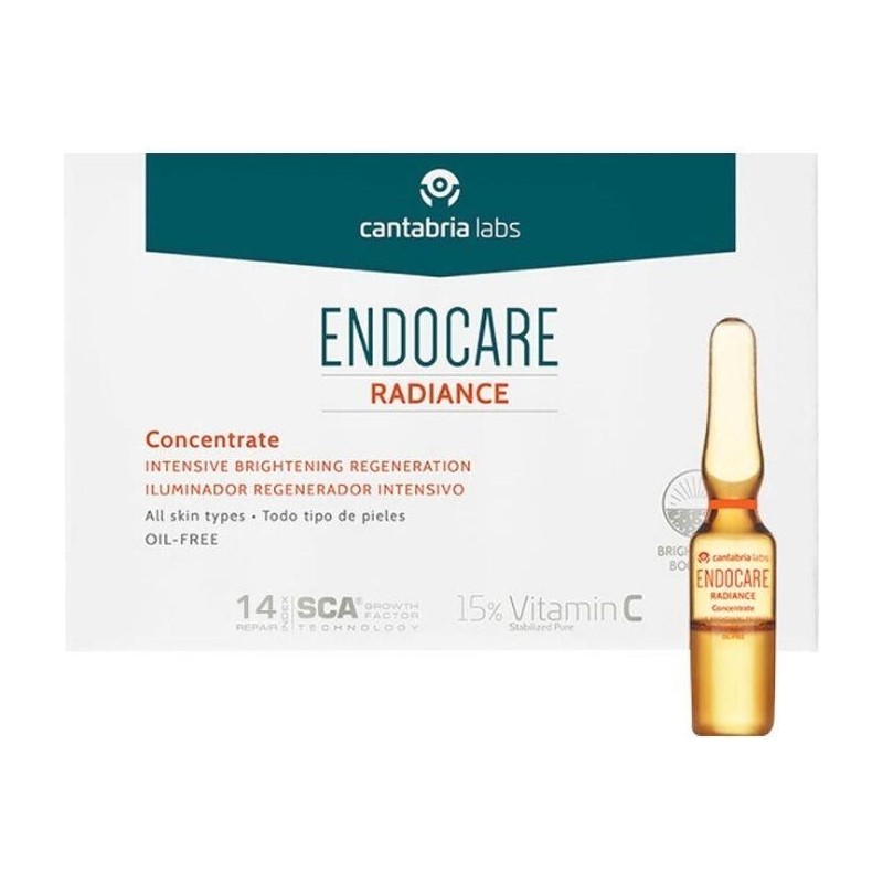 Cantabria Labs Endocare Radiance Concentrate 1ml x 14 Ampul Vitamin C Pure