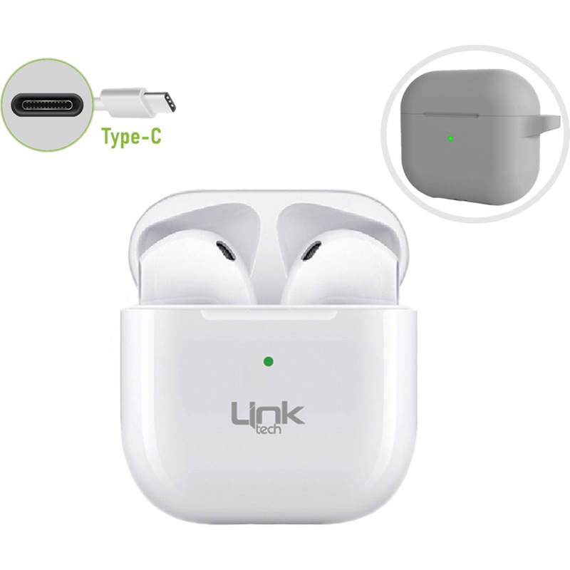 Linktech AP01 Smartpods Tws 5.3 Bluetooth Kulaklık Type-C Beyaz - Piinti Fiyat Karşılaştırması