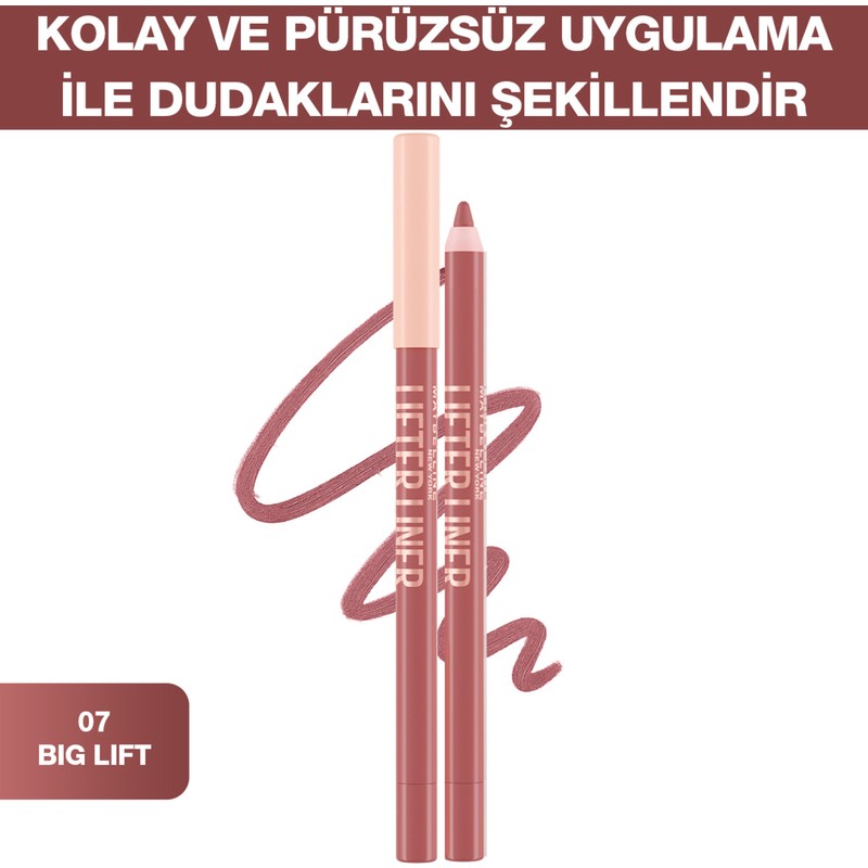 Maybelline New York Pembe Ton Dudak Kalemi Jojoba Yağı ve Hyaluronik Asitli Mat Yoğun Pigment 1 Adet