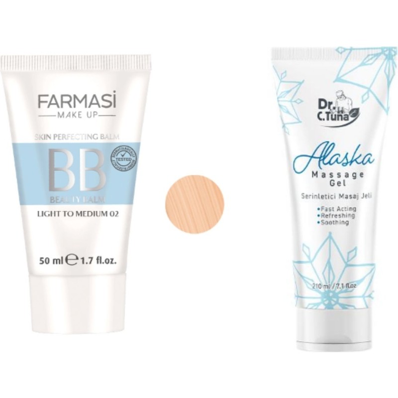 Farmasi Dr Ct Alaska Masaj Jeli 210 ml + Bb Krem Açıktan Ortaya