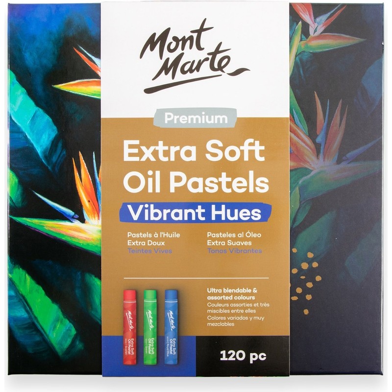 MONT MARTE Ekstra Yumuşak Yağlı Pastel Canlı Tonlar 120'li Premium