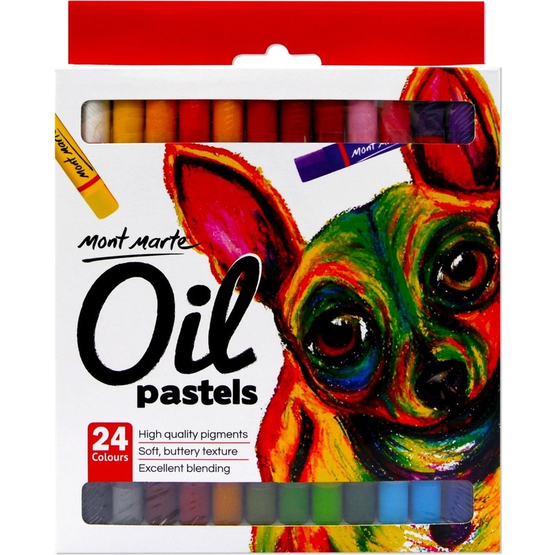 MONT MARTE Yağlı Pastel 24'lü Signature