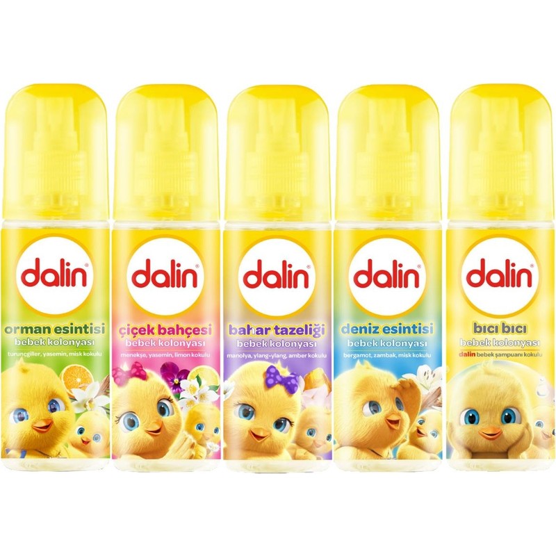 Dalin 5 Adet Bebek Kolonyası Seti