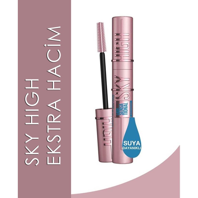 Rose Sky High Maskara Lash Volume Extension - Ekstra Hacim Ve Uzunluk Veren Maskara