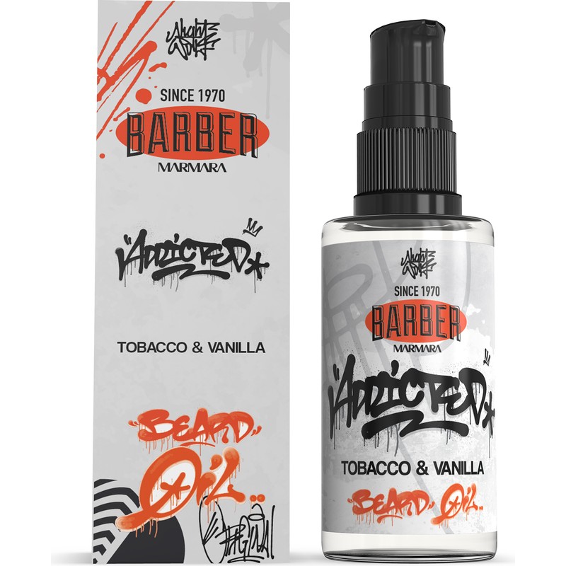 Barber Marmara 50 ml Sakal Bakım Yağı Tütün ve Vanilyalı Besleyici Özelliklerle Derin Nemlendirici