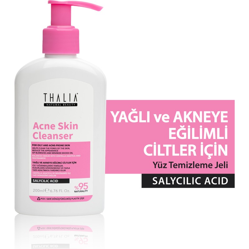 Thalia Gözenek ve Gidermeye Yardımcı Salisilik Asit & Niacinamide Içerikli Yüz Temizleme Jeli 2