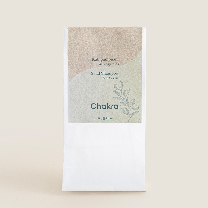 Chakra Katı Şampuan 60 G - Kuru Saçlar Için Natural