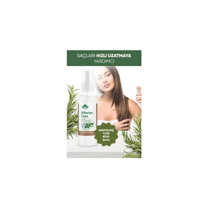 Arifoğlu Biberiye Suyu (Hidrosol) Sprey 100 ml ile Saçları Hızla Uzatmaya Destek Olun