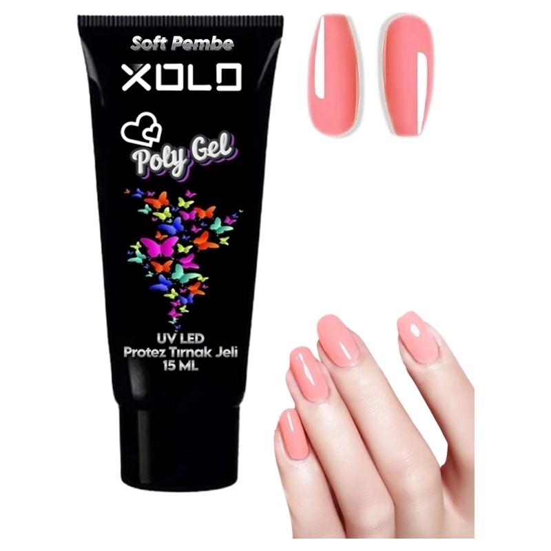Xolo Yeni Polygel Protez Tırnak Jeli Kalıcı Oje Akrilik Akril Jel Fenomen Renkler Serisi Jel Polijel 15 ml