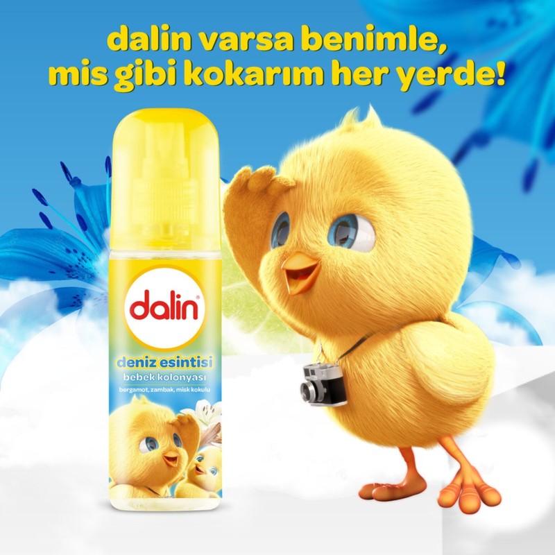 Dalin x 4 Adet Deniz Esintisi Kolonya 150 ml