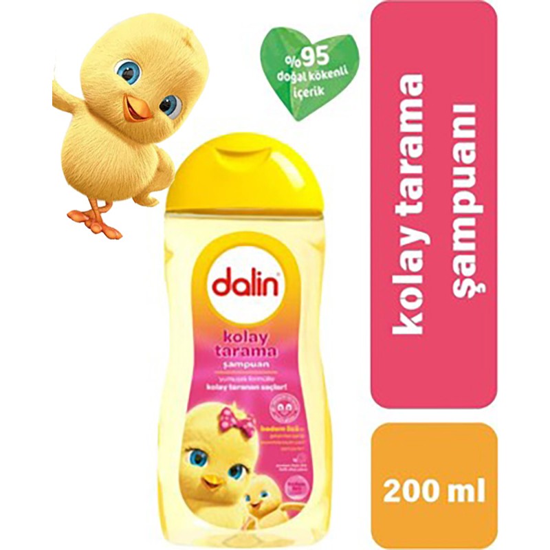 Dalin x 4 Adet Badem Özlü Kolay Tarama Şampuanı 200 ml