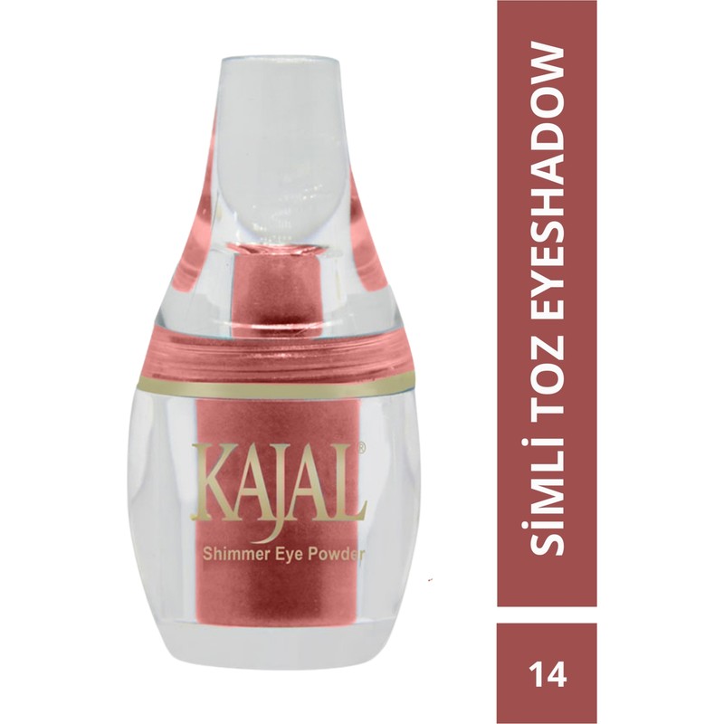 Kajal Shimmer Tekli Toz Göz Farı Gül Kurusu No: 14