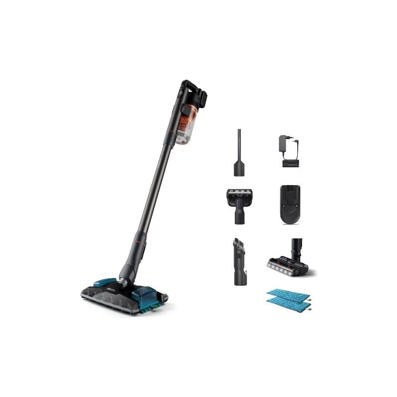 Philips Aqua Plus 8000 Serisi Kablosuz Dikey Süpürge XC8054/01 25 V Güç Değeri ile Islak Kuru Temizlik - En Uygun Fiyatlarla Piinti'de