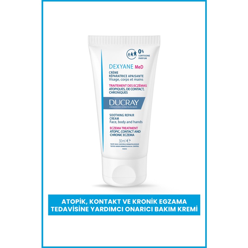 Ducray Dexyane Med Onarıcı Krem Atopik ve Kronik Egzama İçin 30 Ml Yüz Vücut ve El Kullanımı