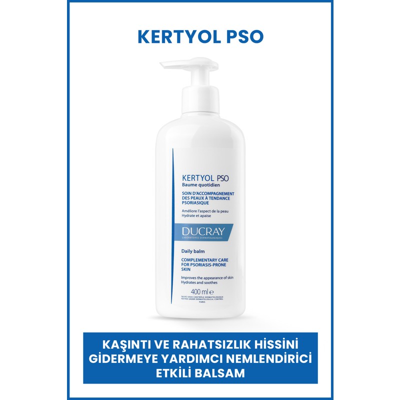 Ducray Kertyol PSO Yoğun Pullanma Karşıtı Balsam Hassas ve Pullanmaya Eğilimli Ciltler İçin 400 ml