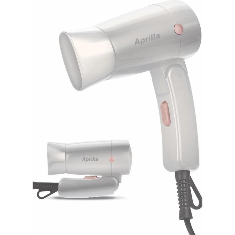 Aprilla AHD-2102 1200W Beyaz Katlanabilir Saç Kurutma Makinesi 2 Hız Ayarı ve Dar Başlık