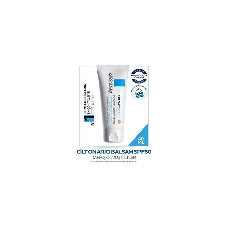 La Roche-Posay Cıcaplast Baume B5 SPF50 Onarıcı ve Yatıştırıcı Bakım Kremi-40 ml