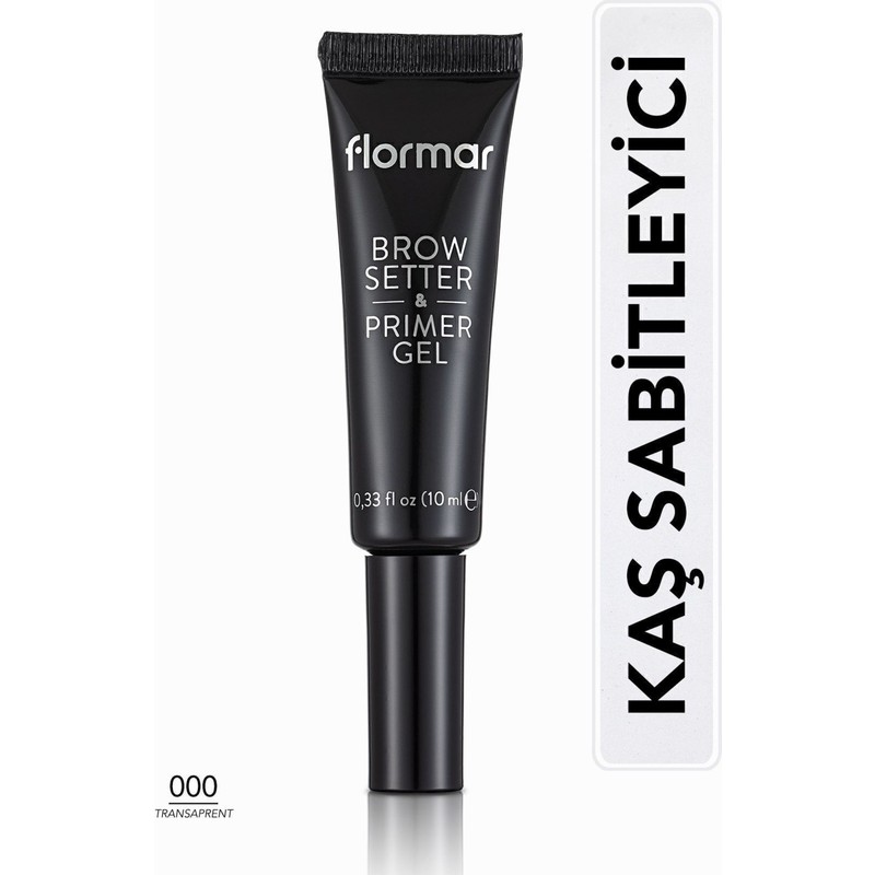Flormar Sabitleyici Ve Renk Koruyucu Şeffaf Kaş Bazı - Brow Setter & Primer Gel - 8682536034814