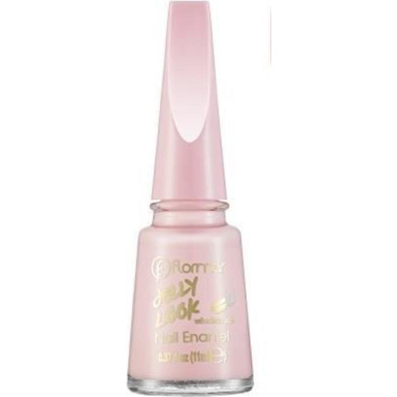 Flormar Jelly Look Oje L43 Icy Pink Renk Tonu ile Özel Özellikli 10 ml Tırnak Cilası