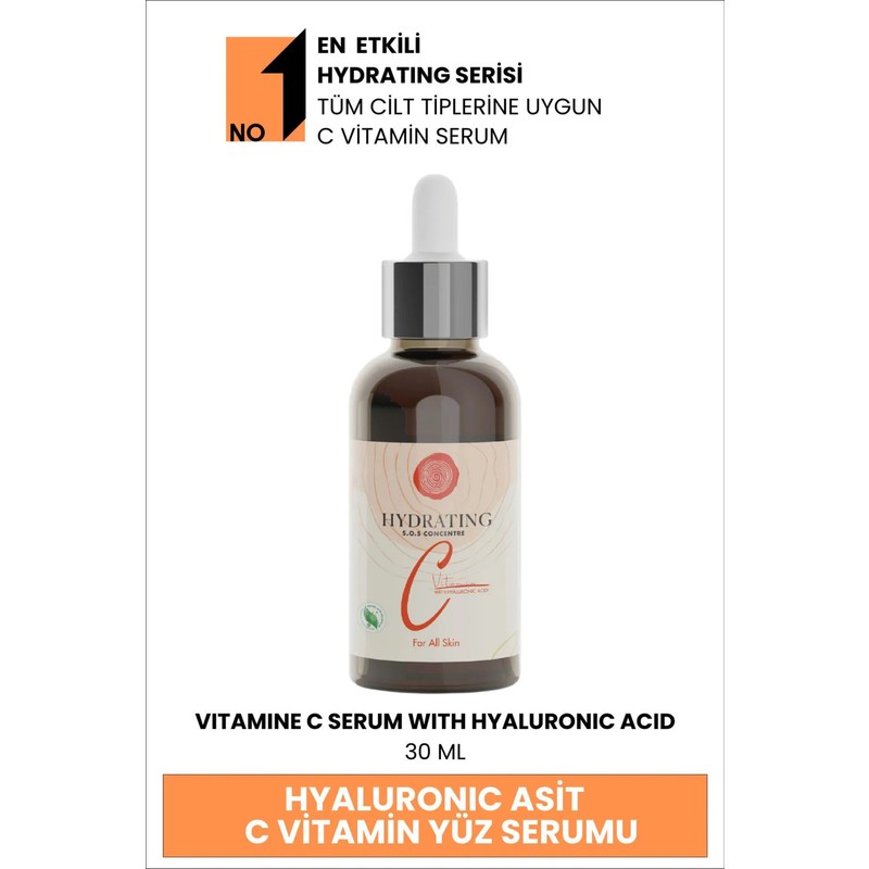 Sheida S.o.s C Vitaminli Hyaluronic Acid Konsantre Serum 30 ml