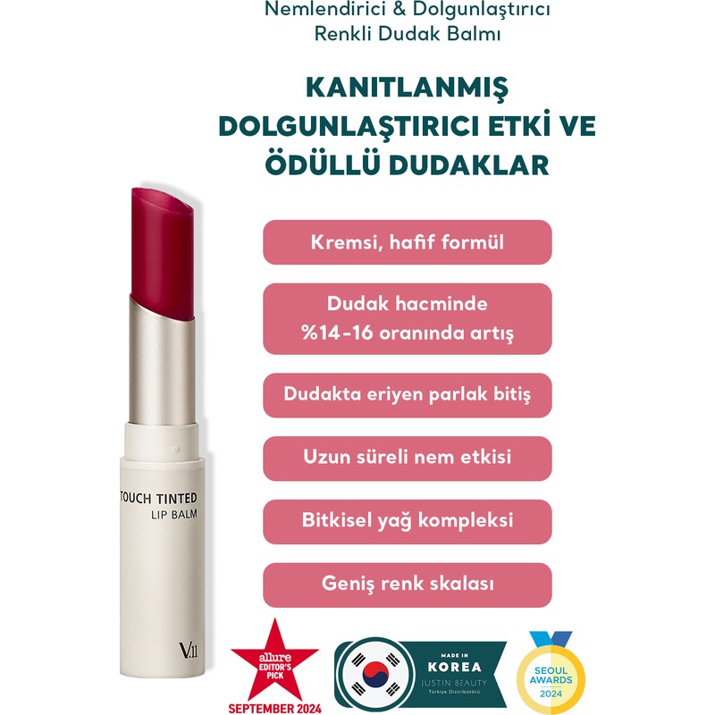 Village 11 Factory Plumpang Color Dudak Balmı 4g - Nemlendirici & Dolgunlaştırıcı Özellikli