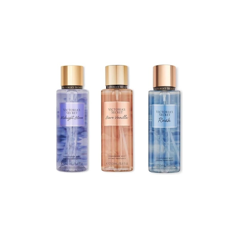 Victoria's Secret Bare Vanilla-Midnight Bloom-Rush Kadın Parfüm 250 ml Ferahlatıcı Koku