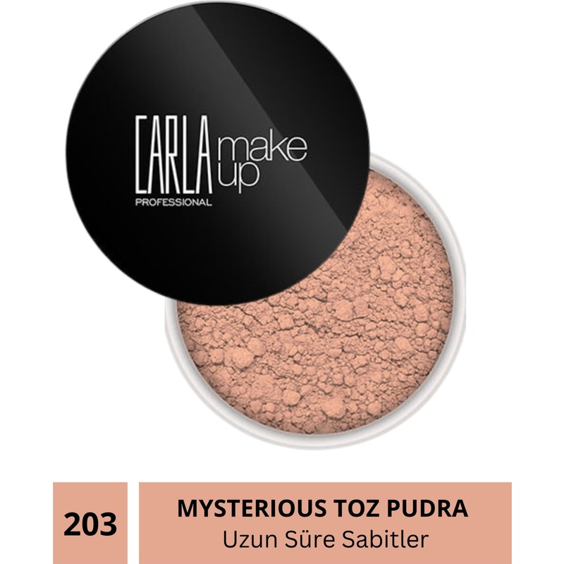 Carla Toz Pudra - Mysterious Powder Koyu - Pembe No: 203