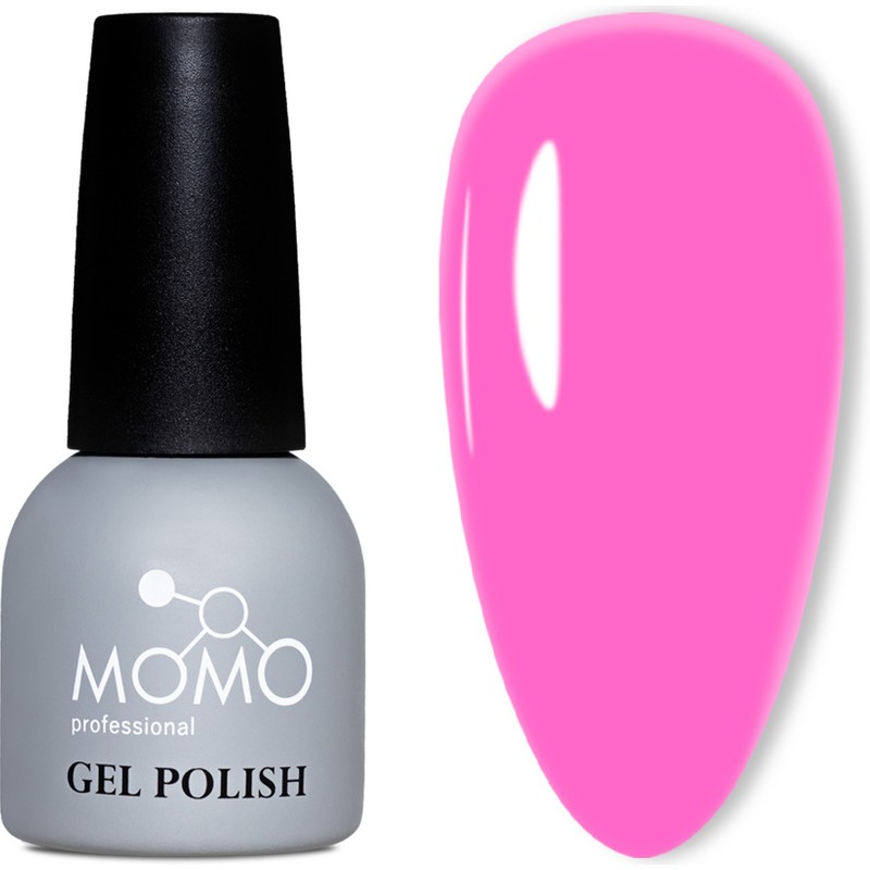 Momo Professional Kalıcı Oje K044 Canlı Pembe, 14ML