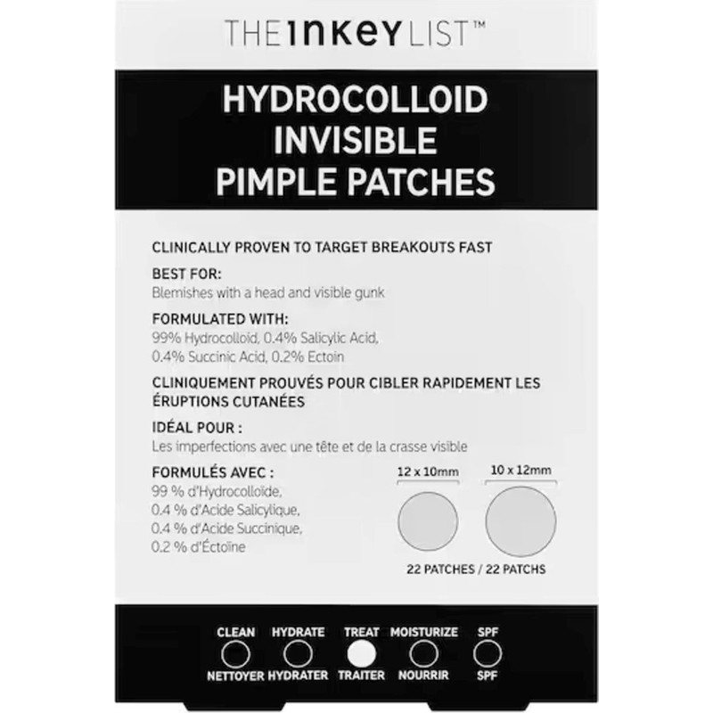 The Inkey List The Inkey Lıst Hydrocolloid Invisible Pimple Patches - Leke Karşıtı Bantlar 22 Bant