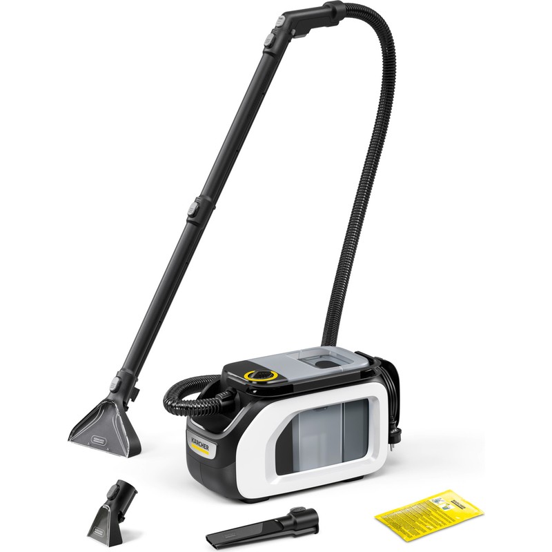 Karcher SE 3 Compact Floor 550 W Koltuk ve Halı Yıkama Makinesi - Beyaz Yatay Süpürge Yapısı - En Uygun Fiyatlarla Piinti'de