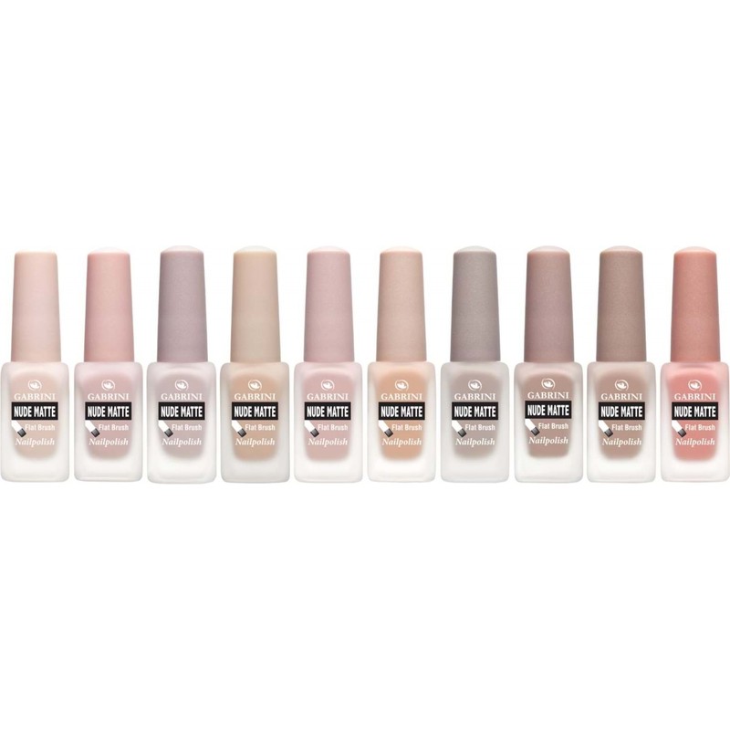 Gabrini Nude Matte Oje - Açık Kahverengi 08